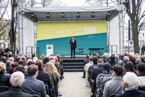 Host Uwe Neumärker, Director of the Foundation Memorial for the Murdered Jews of Europe © Stiftung Denkmal, Photo: Marko Priske